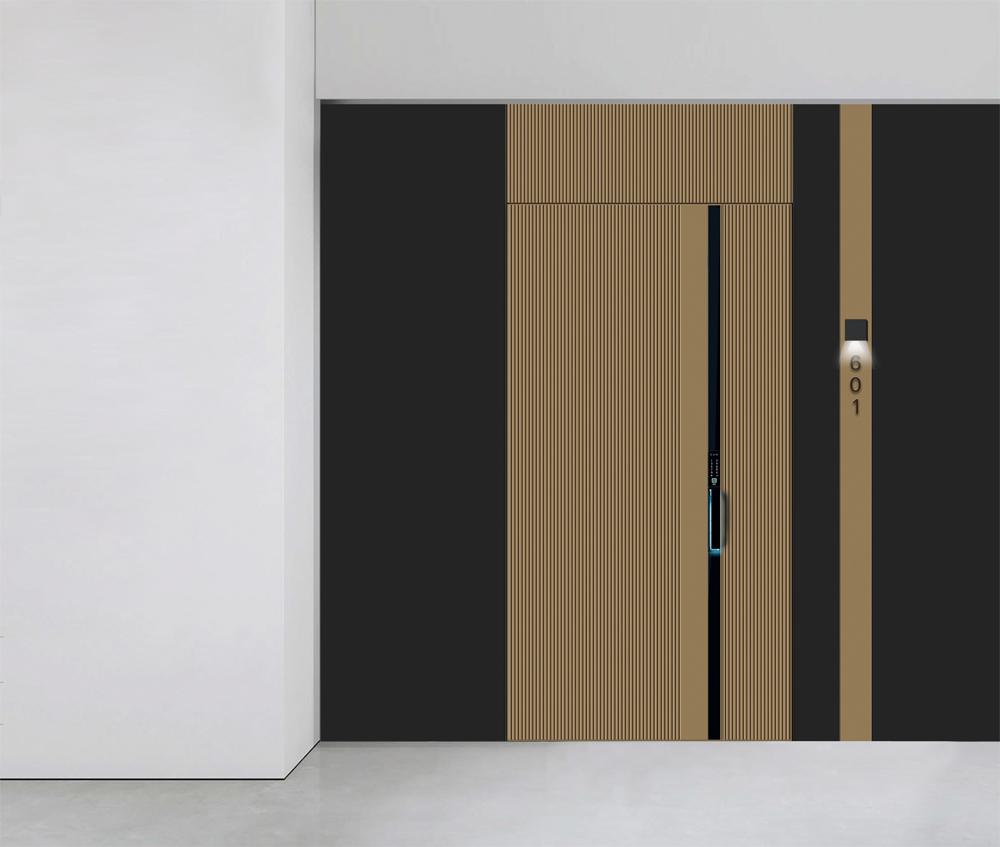 精雕铸铝门JPN-24004一门一景